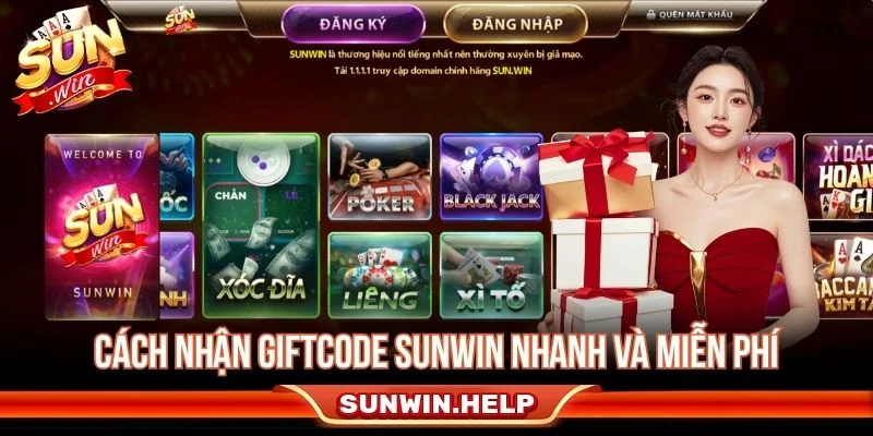 Cách nhận giftcode Sunwin cần ưu tiên nguồn chính thức
